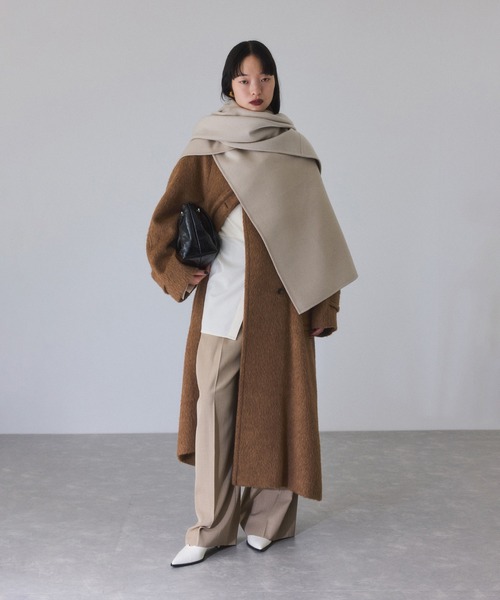 ADAM ET ROPE'（アダムエロペ） ステンカラーコート コート スタンド