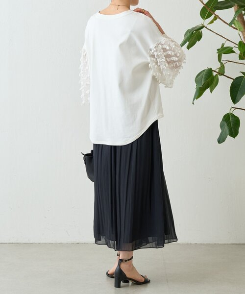 BEARDSLEY（ビアズリー） パンツ NEWシワシフォンギャザーパンツ