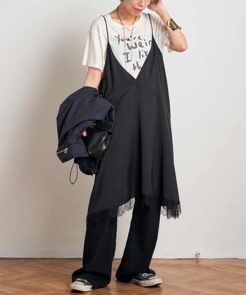 AP STUDIO ワンピース NEWレースドッキングワンピース : ZOZOTOWN