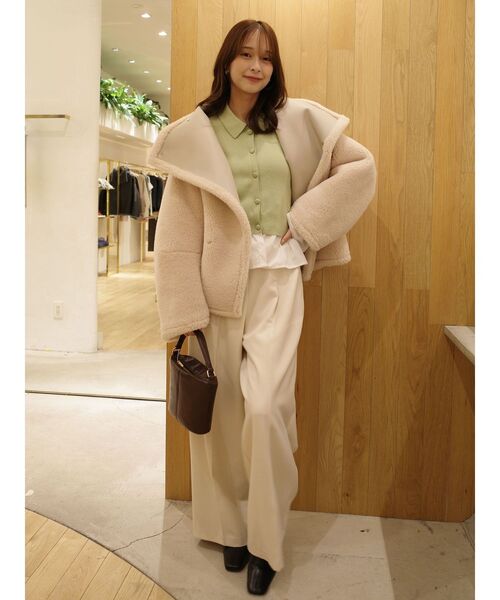 LAGUNAMOON（ラグナムーン） カーディガン ペプラムドッキングニット