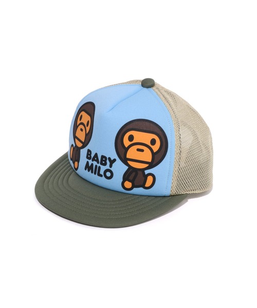 A BATHING APE（アベイシングエイプ） キャップ 帽子 BABY MILO MESH
