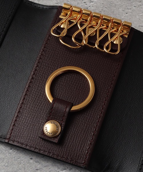 dunhill（ダンヒル） キーケース 「DUNHILL/ダンヒル」本革 メタルロゴ