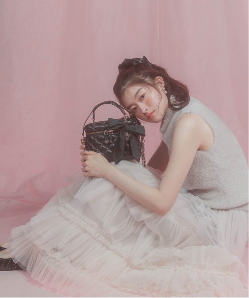 RANDA（ランダ） ショルダーバッグ バッグ 2WAY リボンチャーム