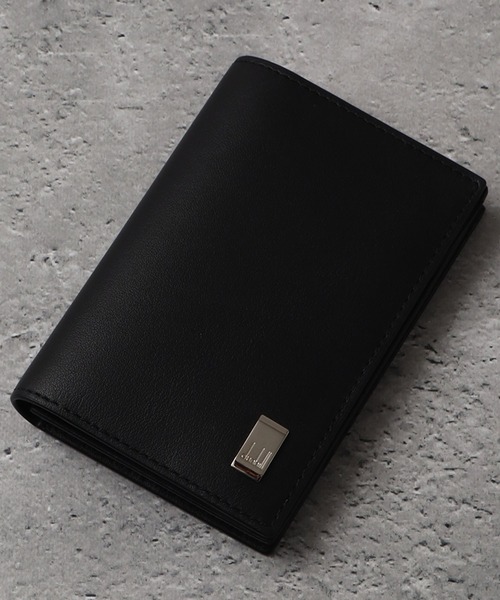 dunhill（ダンヒル） カードケース 「DUNHILL/ダンヒル」本革 ロゴ刻印