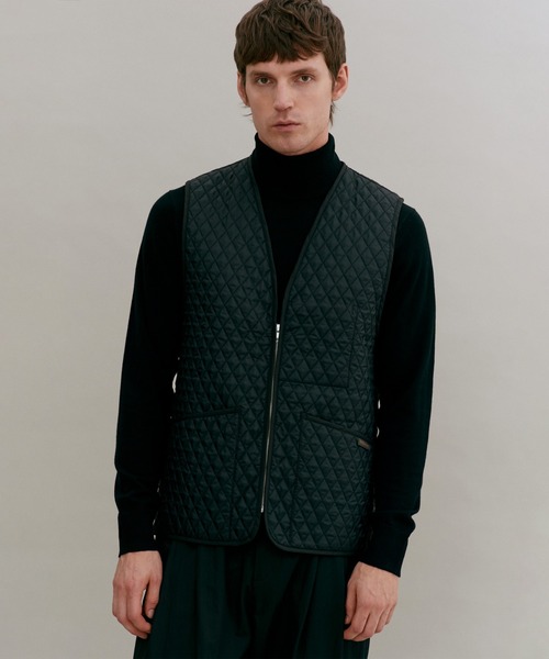 LAVENHAM（ラベンハム） ベスト ジレ Black Edition Zipped Gilet Mens