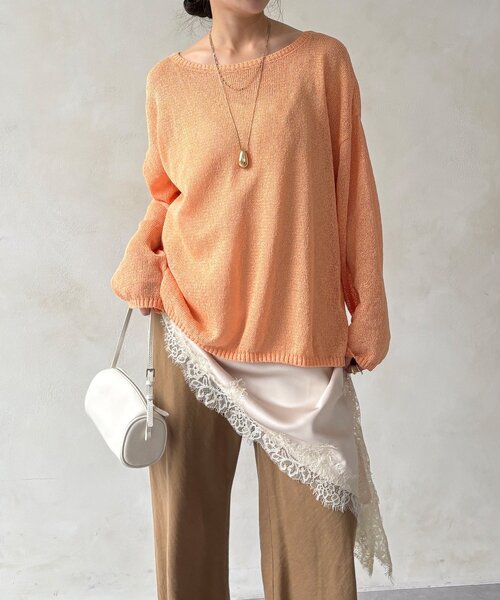 DouDou（ドゥドゥ） キャミソール アシメレースキャミ : ZOZOTOWN