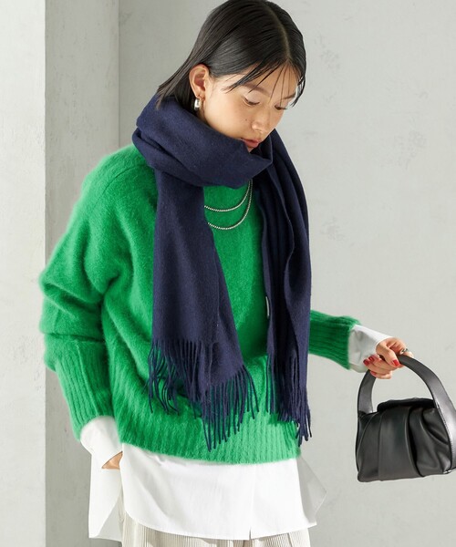 SHIPS（シップス） マフラー ストール ウール カシミヤ ウォッシャブル