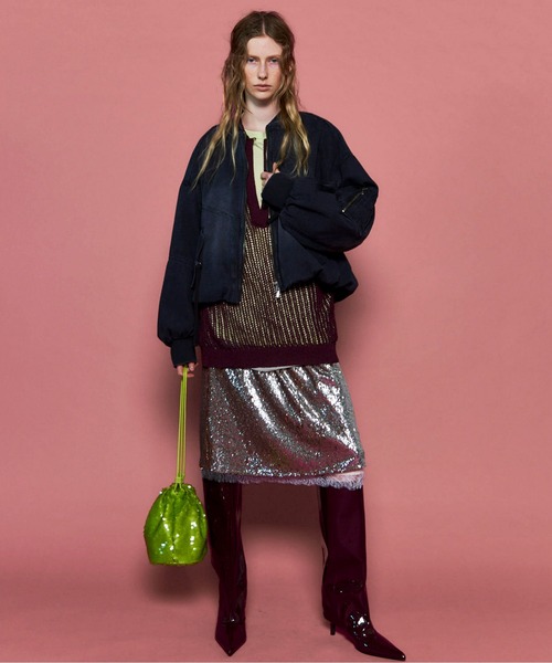 MAISON SPECIAL（メゾンスペシャル） ニット セーター Boucle Mesh