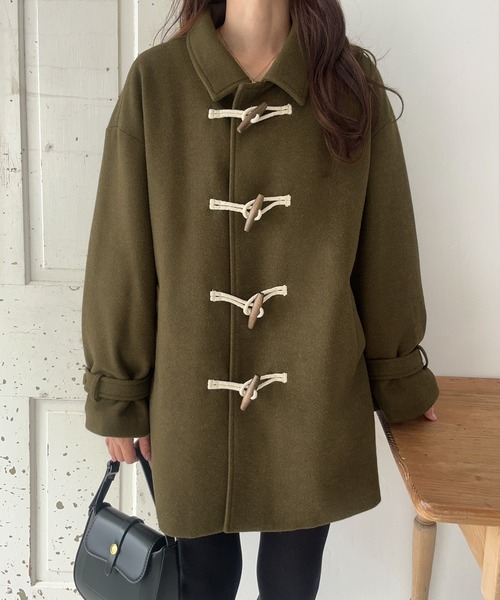 LAUIR（ラウアー） ダッフルコート コート 中綿ステンカラーミドル