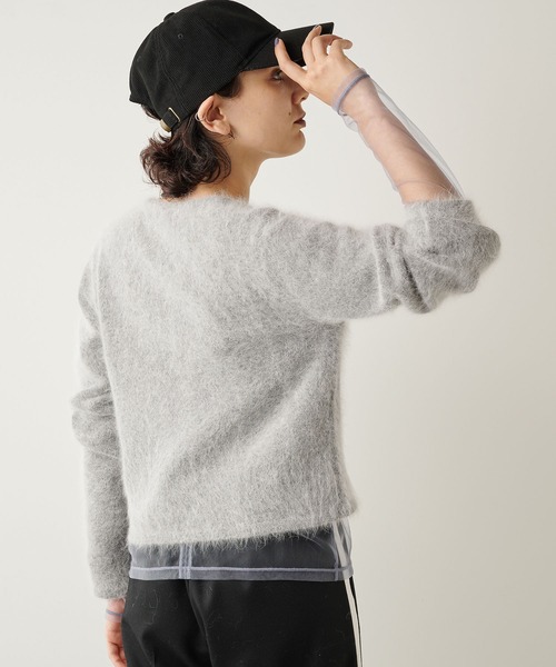 Whim Gazette（ウィム ガゼット） カーディガン 「THE PAUSE」ファー