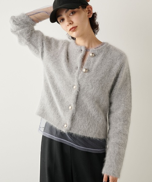 Whim Gazette（ウィム ガゼット） カーディガン 「THE PAUSE」ファー