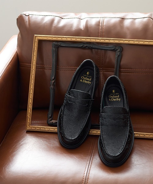 London Shoe Make（ロンドンシューメイク） ローファー ペイズリー