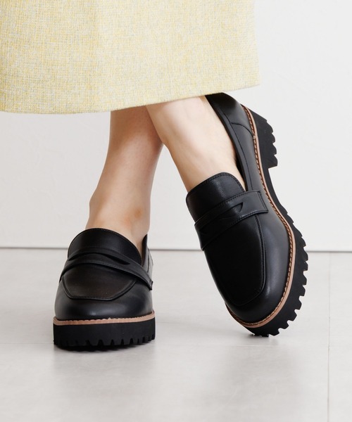 HIMIKO ローファー 「HIMIKO」「WEB限定デザイン」トラックソール