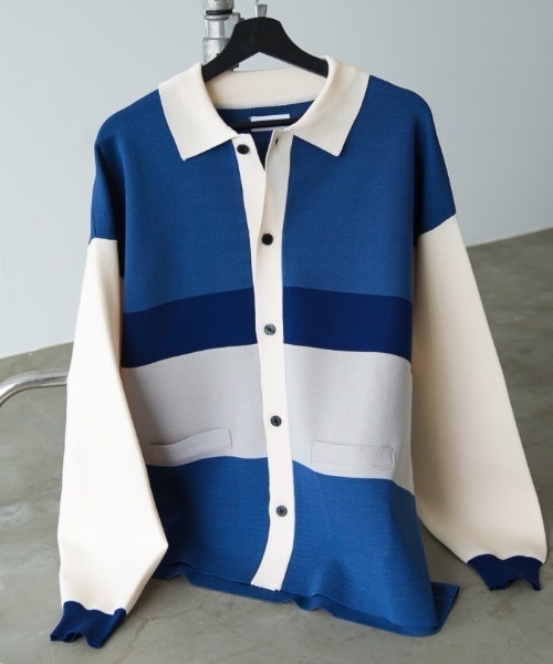 SINSS ポロシャツ Loose fit knit polo shirt / ルーズフィットニット