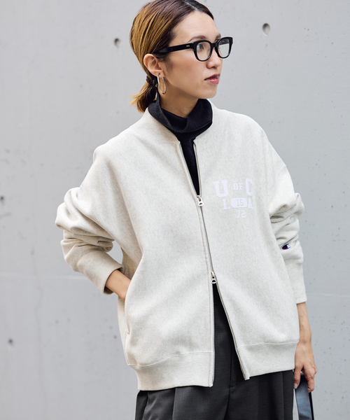 FRAMeWORK（フレームワーク） パーカー Champion 別注リバースウィーブ