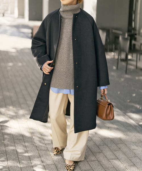 Spick＆Span（スピック アンド スパン） ノーカラーコート コート S160