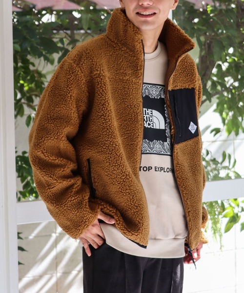 Bling Leads ブルゾン アウター ボアハイネックZIPブルゾン レディース