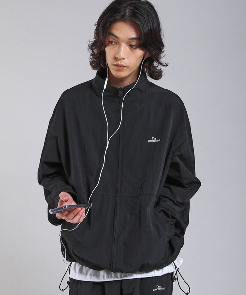 The unormwind ブルゾン アウター 「セットアップ対応」刺繍ロゴ