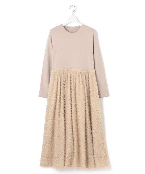 ワンピース 「滝沢眞規子さん着用/一部店舗限定/洗える」ニットコンビ