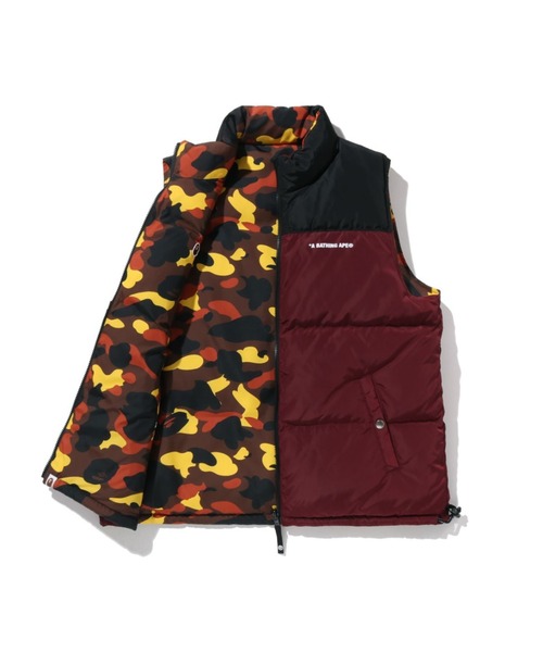A BATHING APE（アベイシングエイプ） ダウンベスト ベスト 1ST CAMO