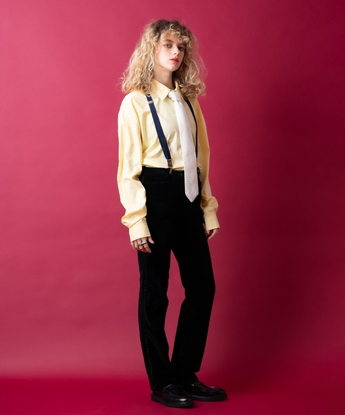 サスペンダー an meets zakka レトロナローサスペンダー メンズ