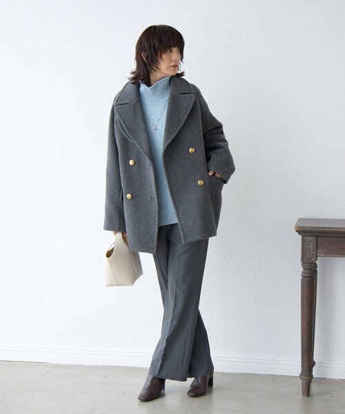 RIVE DROITE（リヴドロワ） ピーコート pコート 「リバイバル/新色追加