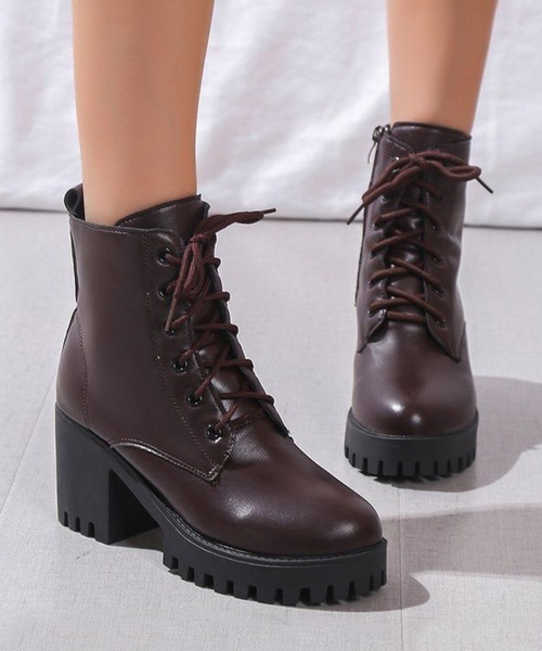 Lace Ladies（レースレディース） ブーツ チャンキーヒールレース