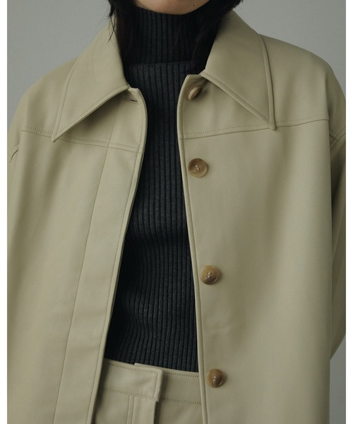 anuke（アンヌーク） ジャケット テーラードジャケット Ecoleather