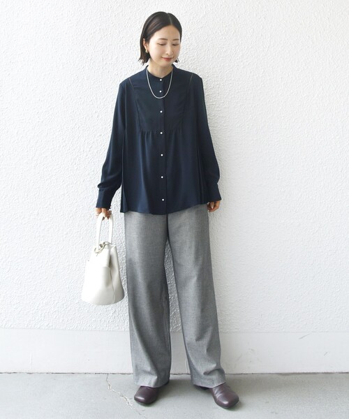 SHIPS（シップス） ブラウス シャツ 「WEB限定」「手洗い可能