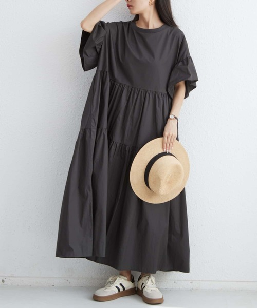 MAISON DE THERESE（メゾン ド テレーズ） ワンピース フリルスリーブ