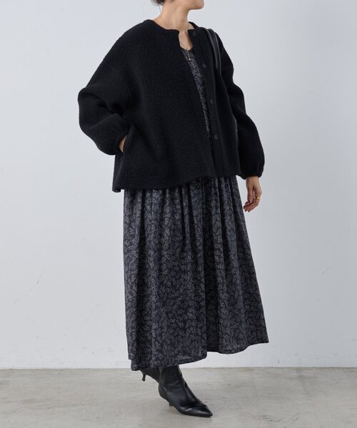 BEARDSLEY（ビアズリー） カーディガン パフ袖ニットコート レディース