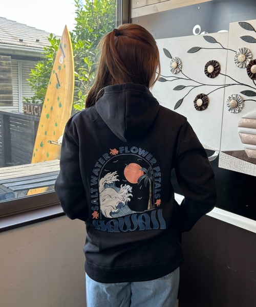 Loco Ocean（ロコオーシャン） パーカー バックプリント ハワイサーフ