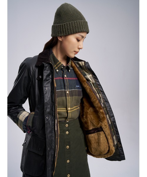 Barbour（バブアー） ベスト ジレ フロントジップ ファー ライナー
