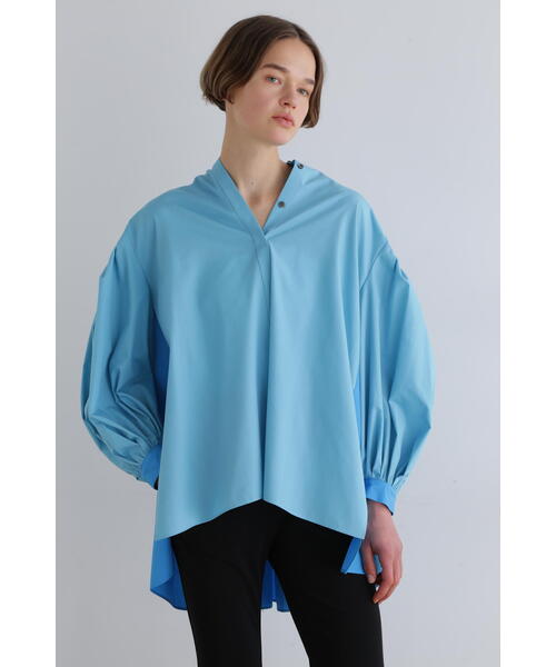 LE PHIL（ル フィル） ブラウス シャツ タイプライターギャザーバイ