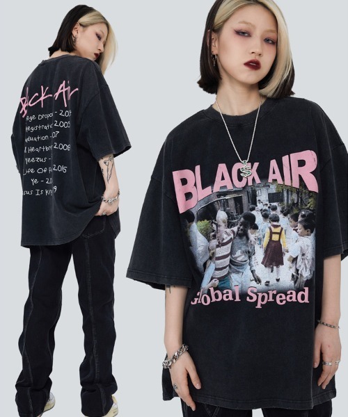 Ressaca（レサーカ） tシャツ オーバーサイズ ロックプリントバンドT