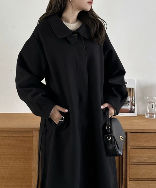 Eclat one ステンカラーコート コート 「Eclat one」2WAYネック ステン
