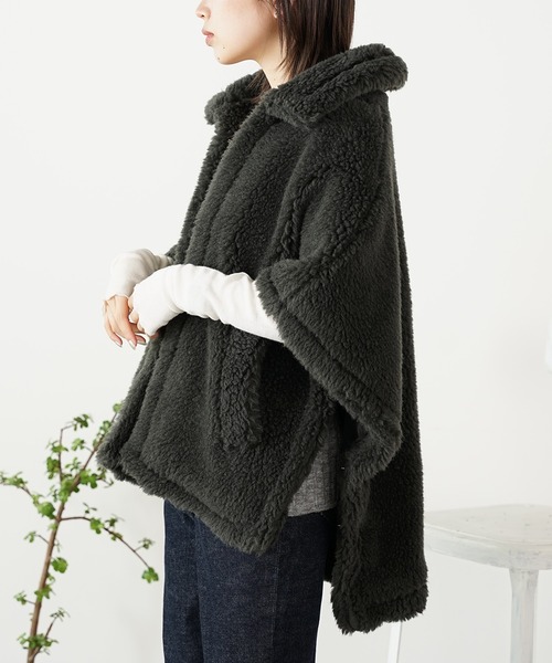 TICCA（ティッカ） ポンチョ ウールファーポンチョ : ZOZOTOWN Yahoo