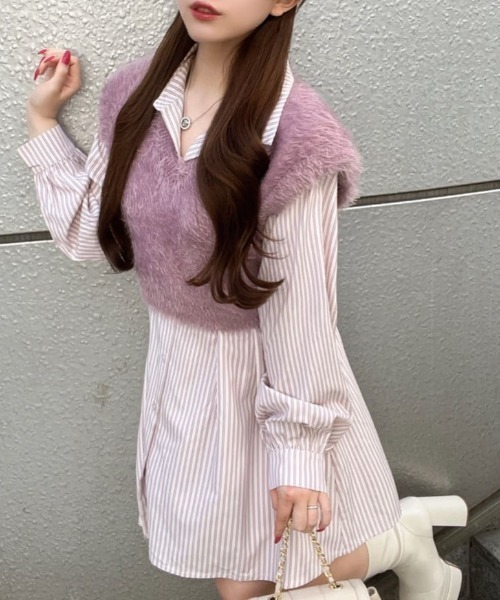 ROYAL PARTY（ロイヤルパーティー） ワンピース シャツワンピース