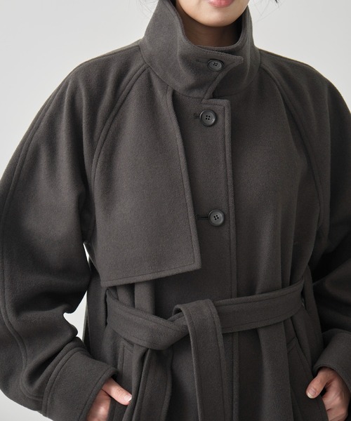 CITY TOKYO ステンカラーコート コート StandCollar Wool Coat