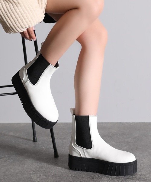 Java ブーツ 「JaVaジャバ コラボ」冬のトレンドアイテム！厚底ソール