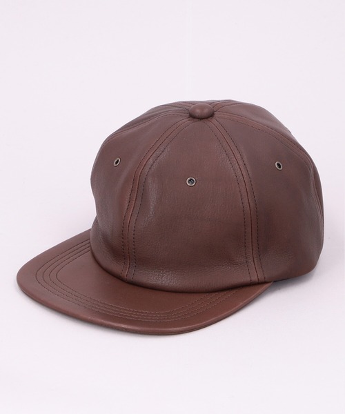 CA4LA（カシラ） キャップ 帽子 W COW LEATHER CAP メンズ : ZOZOTOWN