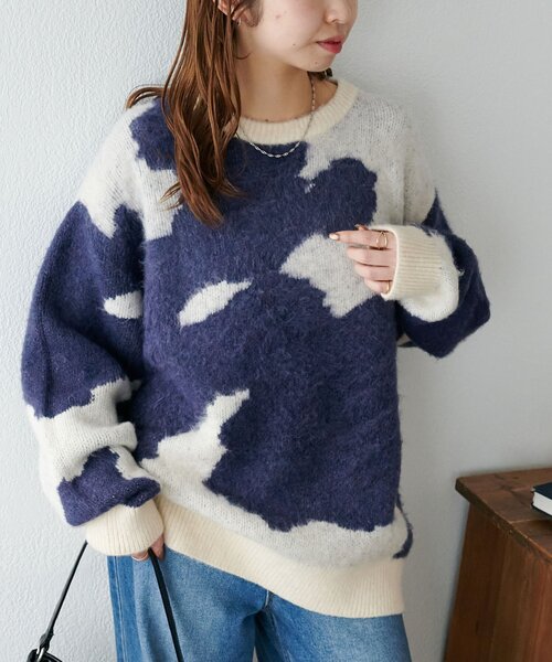 Discoat（ディスコート） ニット セーター 「ユニセックス」ジャガード