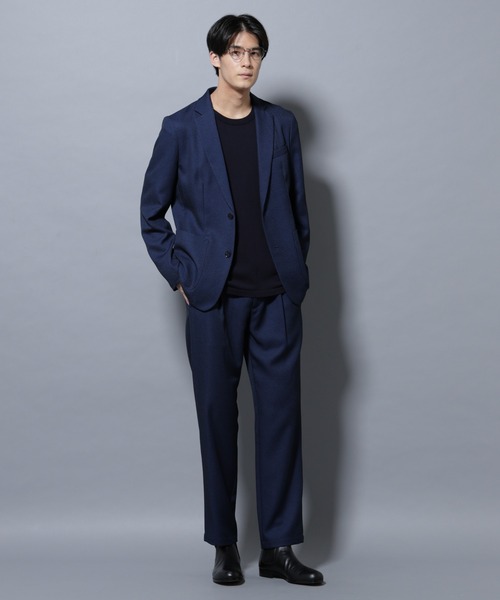 NANO universe（ナノ・ユニバース） セットアップ M ネイビー メンズ