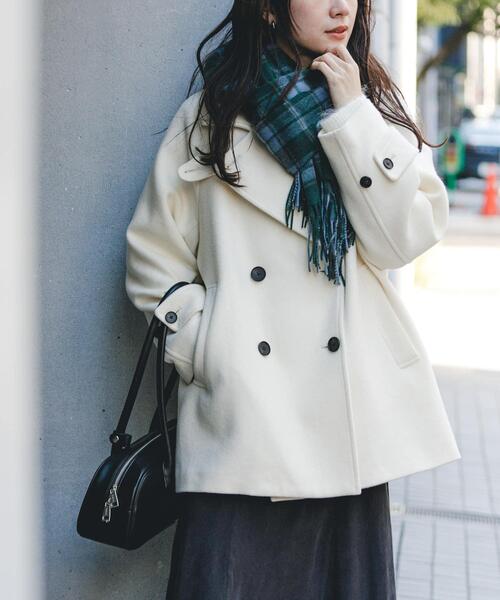 OPAQUE.CLIP（オペークドットクリップ） ピーコート 40 ベージュ