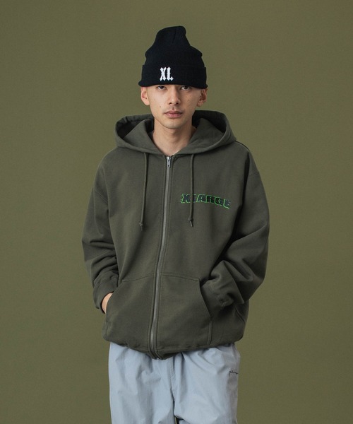 XLARGE（エクストラ ラージ） パーカー RIDING ZIP HOODED SWEATSHIRT