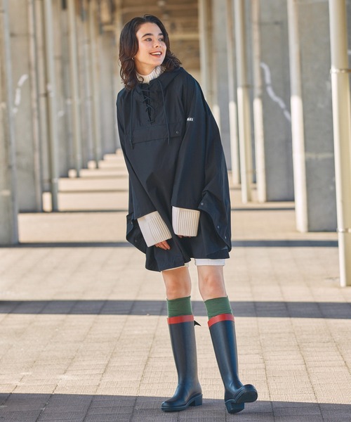 AIGLE（エーグル） 長靴 レインブーツ ミリカ ヒールラバーロング