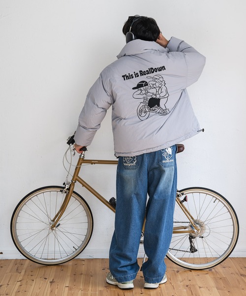 kaoyorinakami ダウンジャケット ダウン reversible down jacket