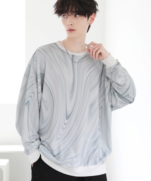 ASTRONOMY tシャツ TRスムースドルマン 長袖ポンチカットソー メンズ