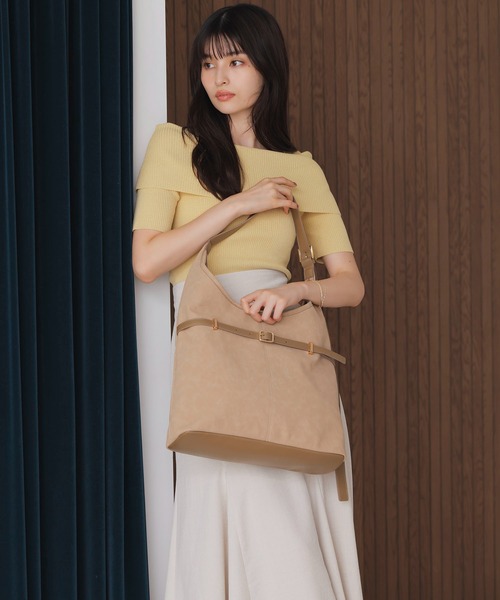 VIS（ビス） ショルダーバッグ バッグ 「A4収納」フロントベルトソフト