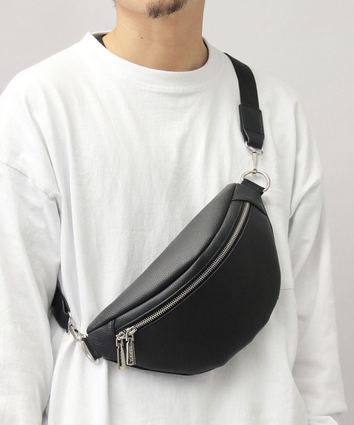REGiSTA（レジスタ） ウエストポーチ スプリットレザー（牛床革
